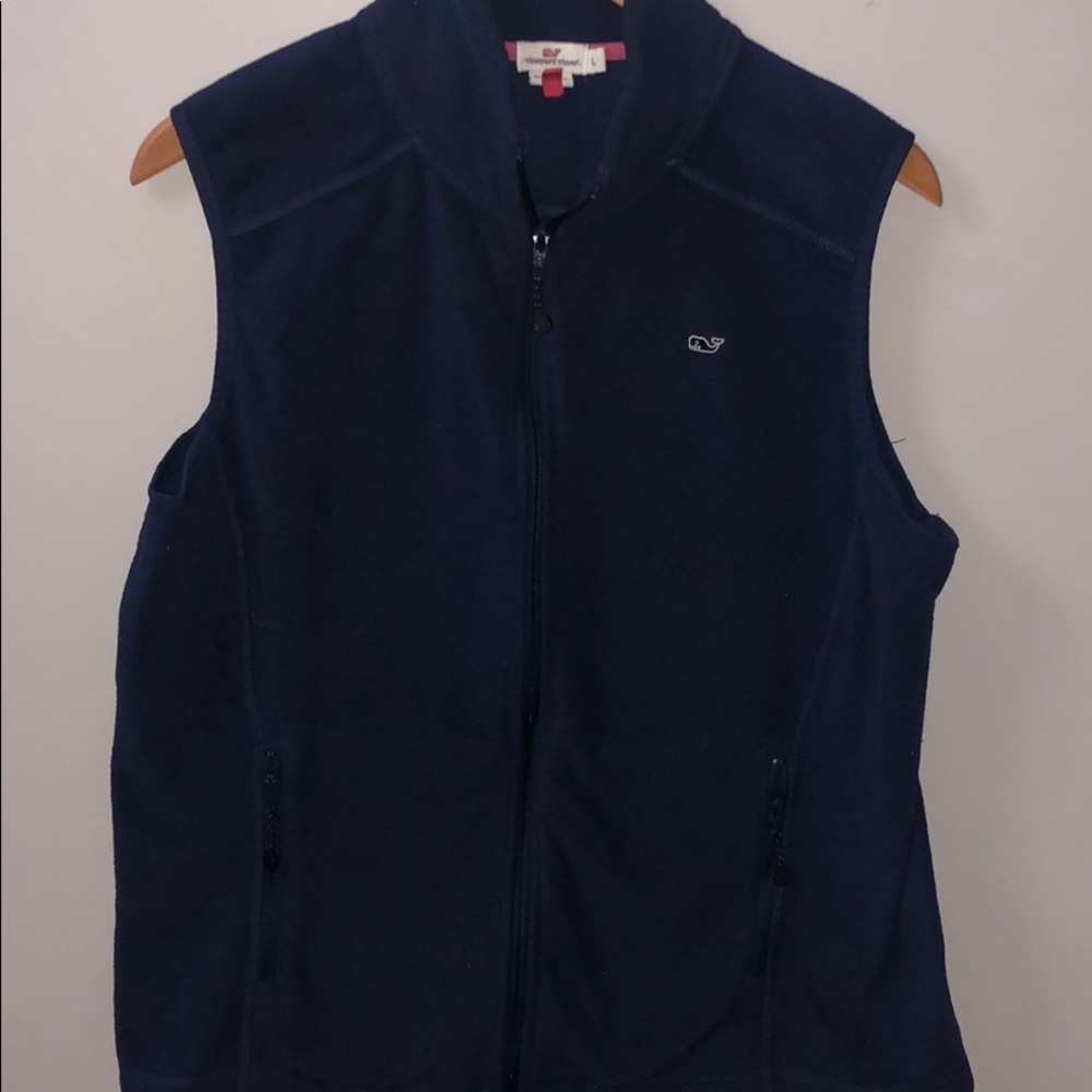 Women’s Vineyard Vine Fleece Vest Large